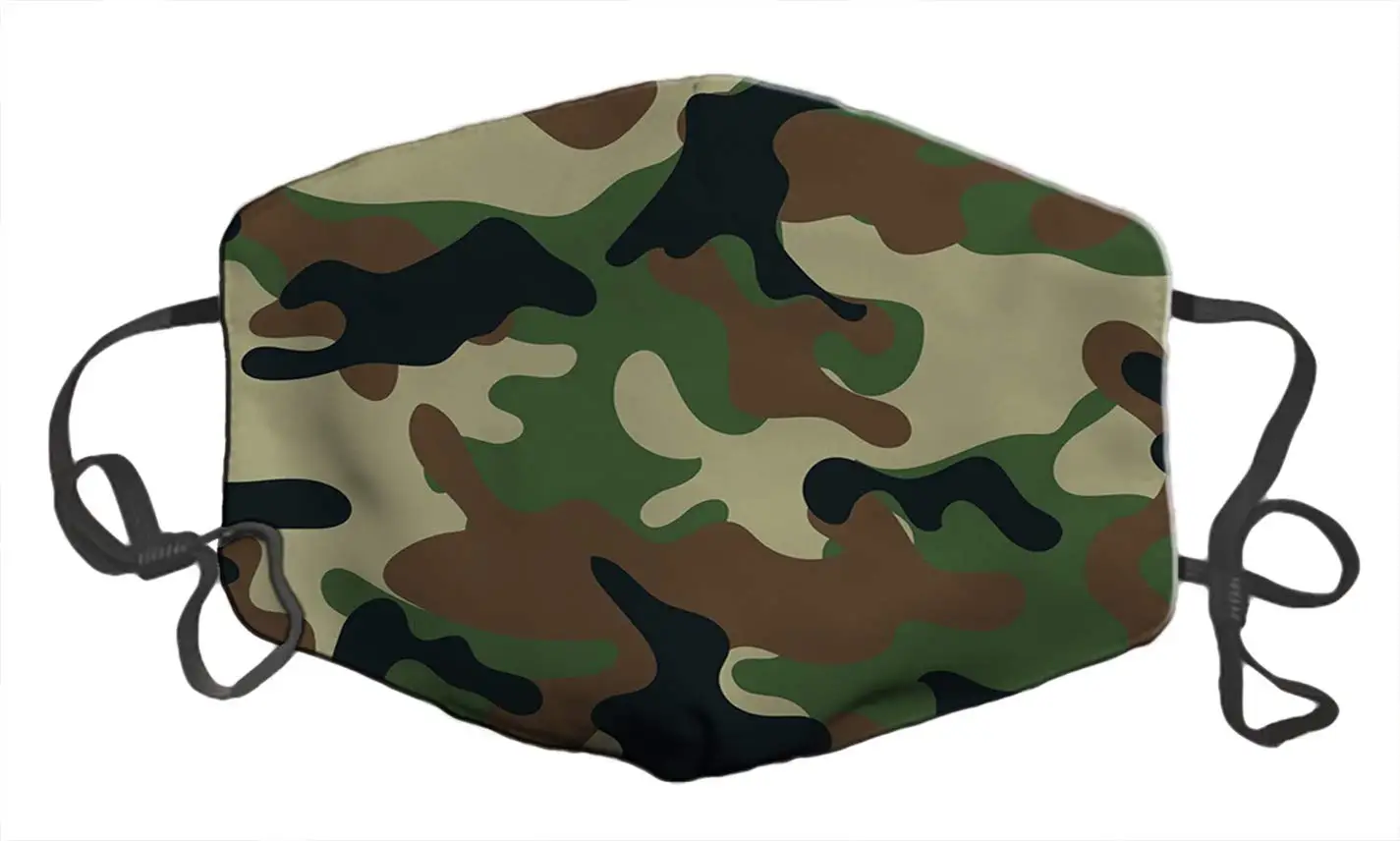 

Fashion Dust Dirt Proof Windshield Face Decoration Cotton Balaclavas Mask Mouthcloth (Green Camouflage Army Pattern)