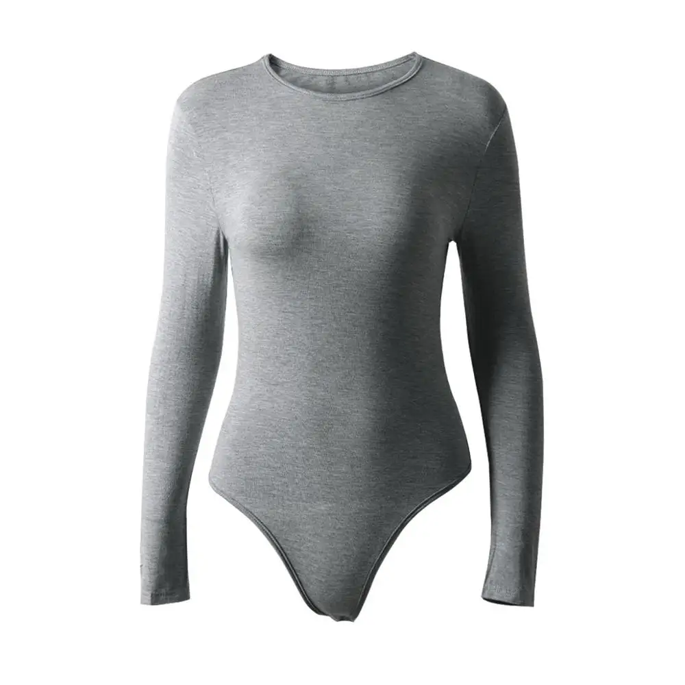 Black Bodysuit With Body For Women 2019 Autumn Long Sleeve Bodycon Playsuit Rompers Jumpsuit Shorts Club Sexy Romper Ladies | Женская