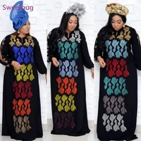 2021summer african dresses for women elastic color diamond boubou robe femme clothes lady fashion dashiki dress africa clothing