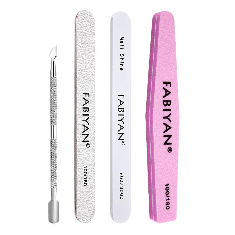 

Nail Art Tool Set Polishing Strip Nail File Stainless Steel Dead Skin Scissor Dead Skin Fork Manicure Remover Tools Set