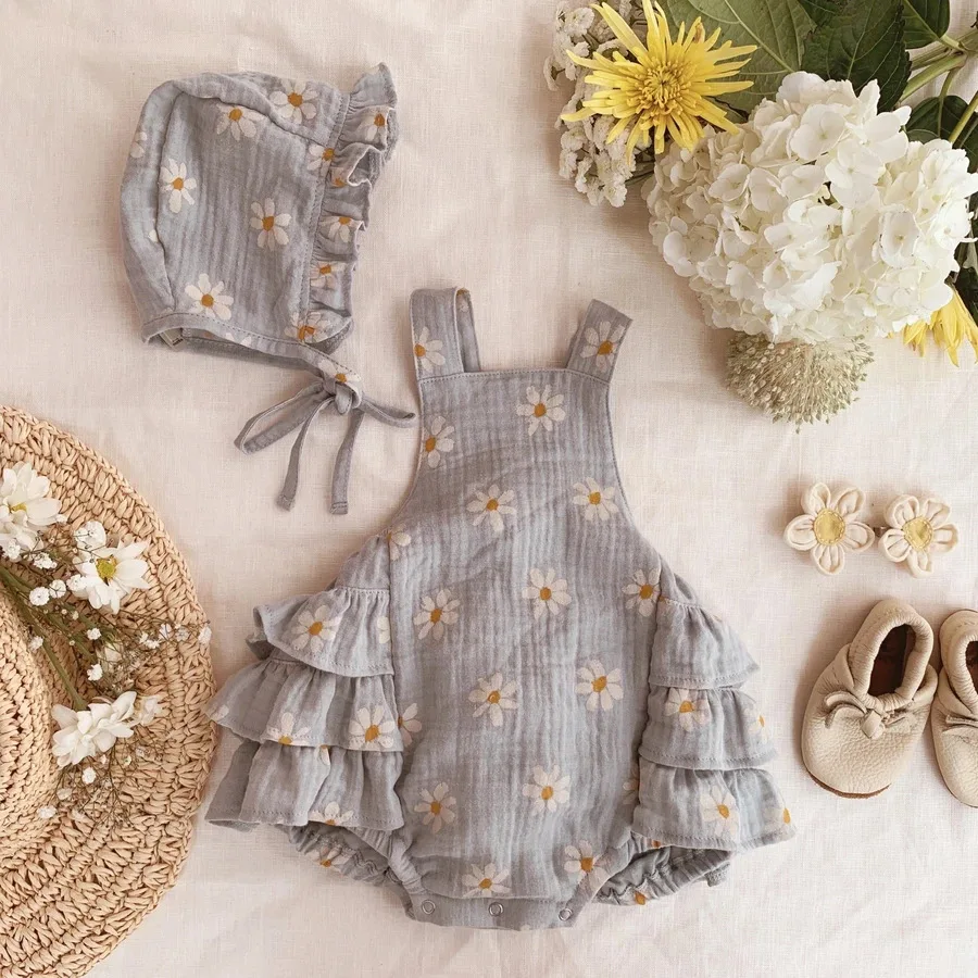 Комбинезон для маленьких девочек новый летний брендовый Детский комбинезон Wawa с