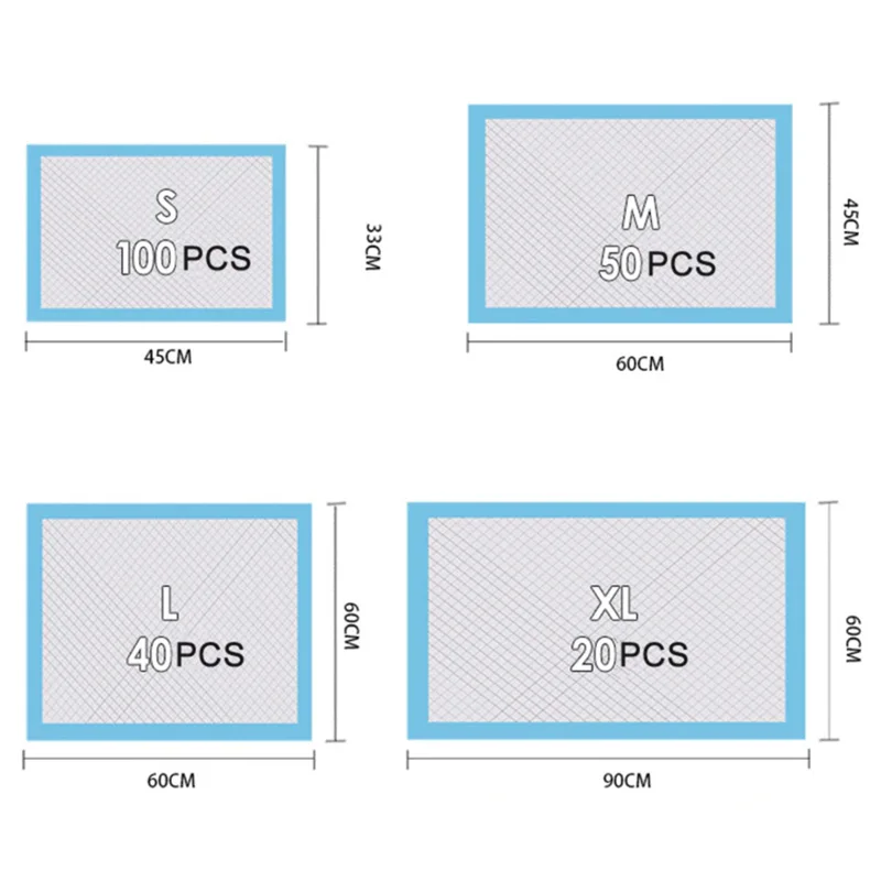 4 размера супер впитывающие подгузники для домашних питомцев коврики