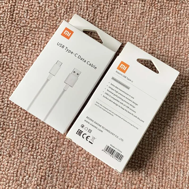 Кабель USB Type-C для Mi 100 см быстрое зарядное устройство кабель передачи данных XIAOMI 5 6