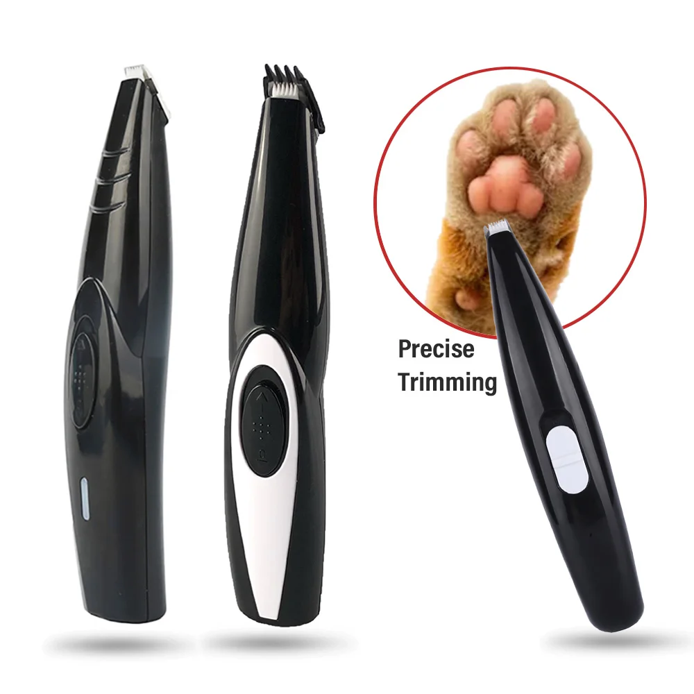 2.0 Version Pet Feet Trimmer Dog Hair Grooming Local Shaver USB Rechargeable Cat Clipper Machine For The Ears Eyes Foot Seam | Дом и сад