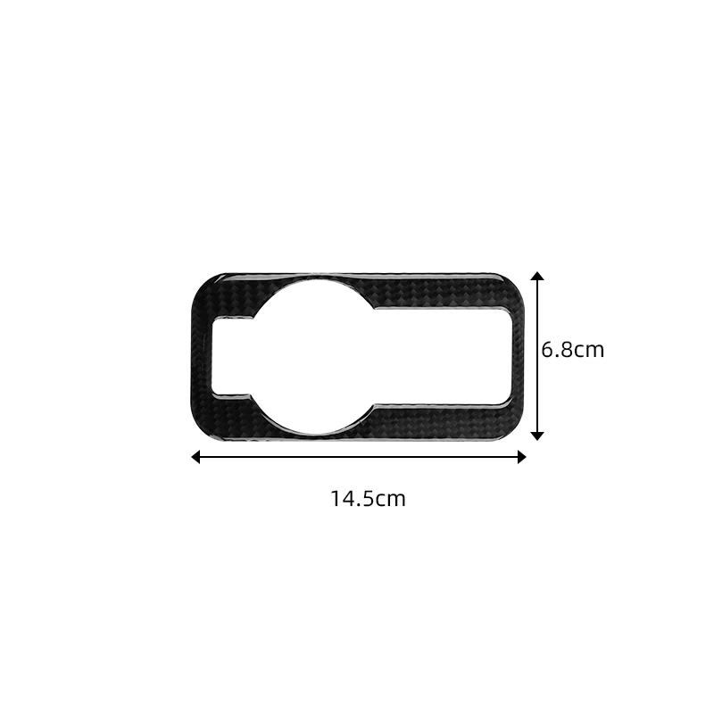 Для Volkswagen Vw Touareg 2011 2012 2013 2014 2015 2016 2017 2018 углеродное волокно Переключатель фары рама