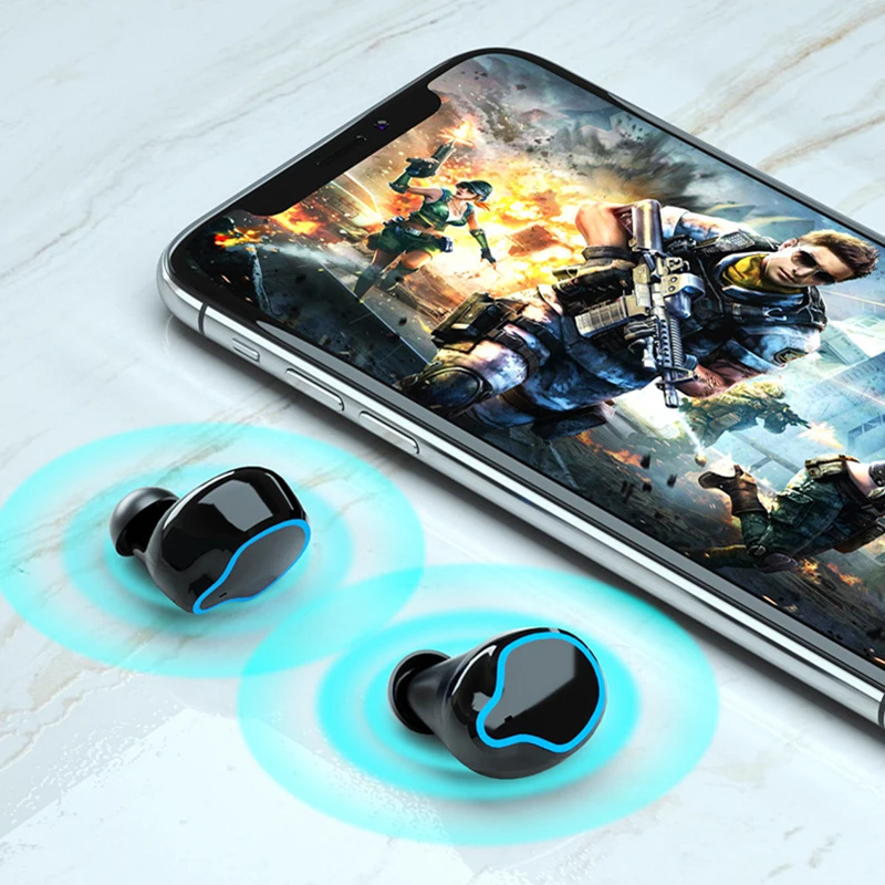 

IMICE M9 Bluetooth Earphone 2000mAh Charge Case Wireless Earbuds Reduction Headset Automatic Boot Pairing LED Display Box