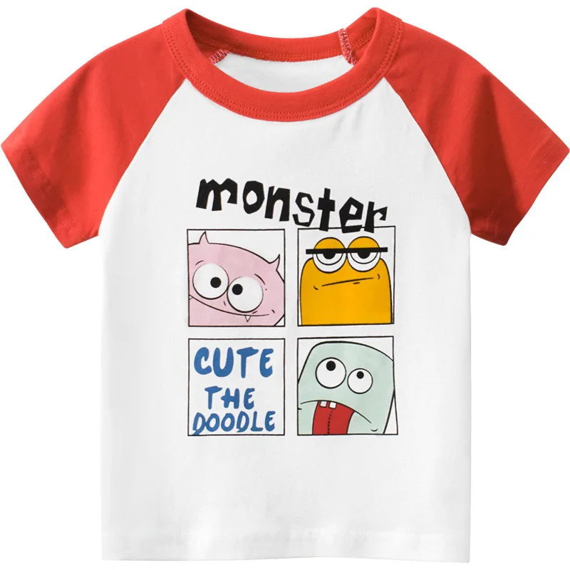 

2020 summer kids tops boys t shirt toddler girl tees cartoon t-shirt for girls cotton children's t shirts baby boy girls clothes