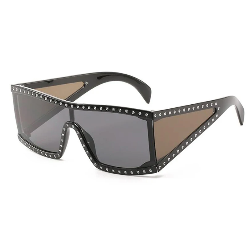 Солнцезащитные очки большого размера для мужчин и женщин роскошные брендовые