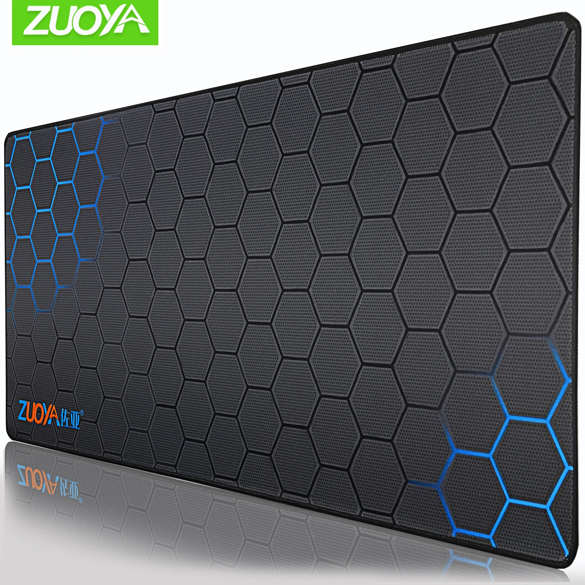 Коврик для мыши ZUOYA очень большой игровой коврик Противоскользящий с закругленными краями клавиатуры