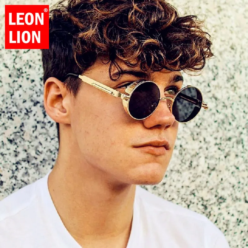 Очки солнцезащитные LeonLion в готическом стиле для мужчин и женщин брендовые