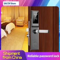 intelligent door lock hotel lock smart lock rfid lock hotel door lock electronic rfid hotel door system free software card lock