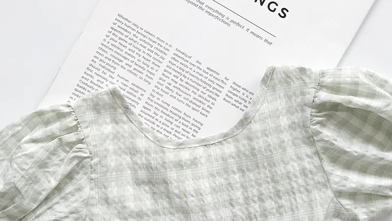 Летняя рубашка для маленьких девочек блузка с короткими рукавами малышей тонкие