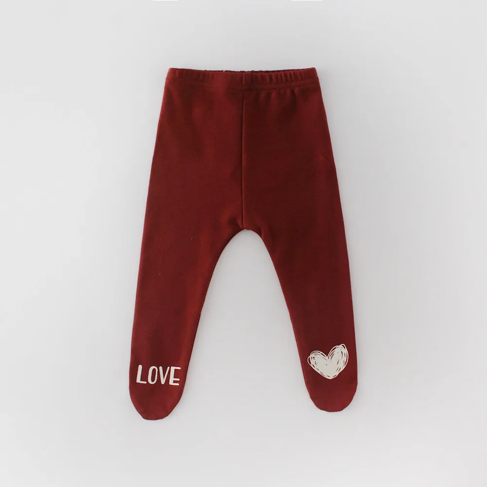 

Autumn Summer Kids Leggings Boys Girls Pants Candy Color Cotton Cartoon Pants Trousers Baby Pajama Lovely Clothes For Baby 0-36m