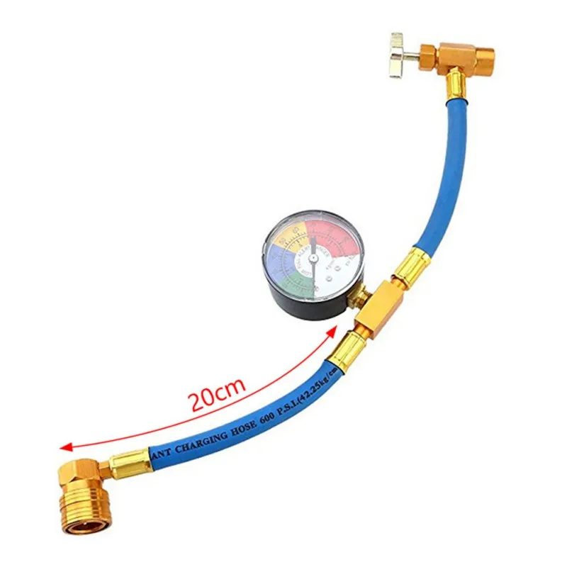 Balight 1 шт. R134A зарядный шланг перезарядка калибровочный адаптер охлаждающий