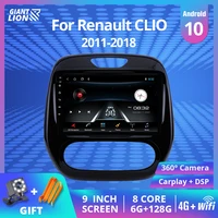 9 ips 2din android10 0 car multimedia auto radio for renault captur clio 2011 2014 2015 2016 2018 samsung qm3 manual ac dvd