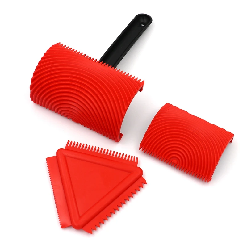 Wood Grain Pattern Painting Tool Wall Paint Diy Scumble Glaze Effect for Home Decor Decoration To | Инструменты