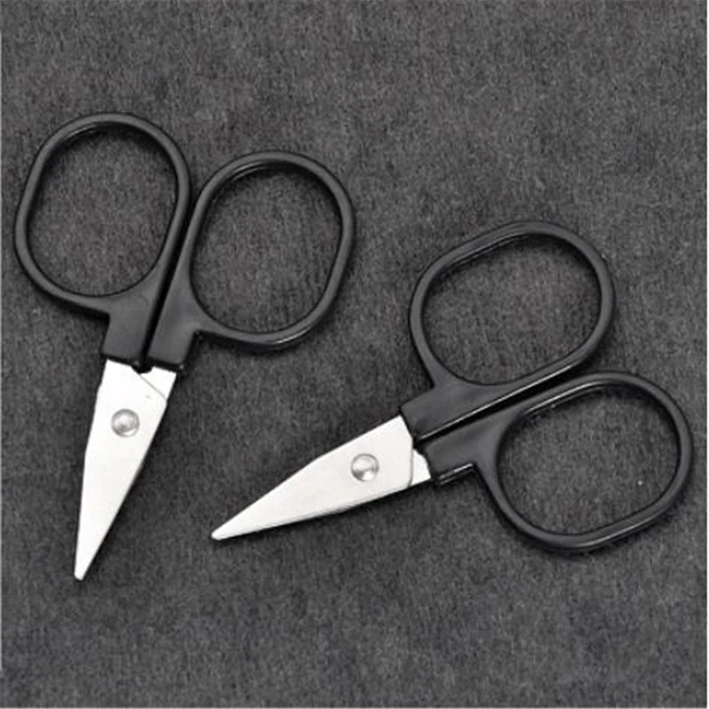 Маленькие ножницы из нержавеющей стали с пластиковой ручкой Инструмент