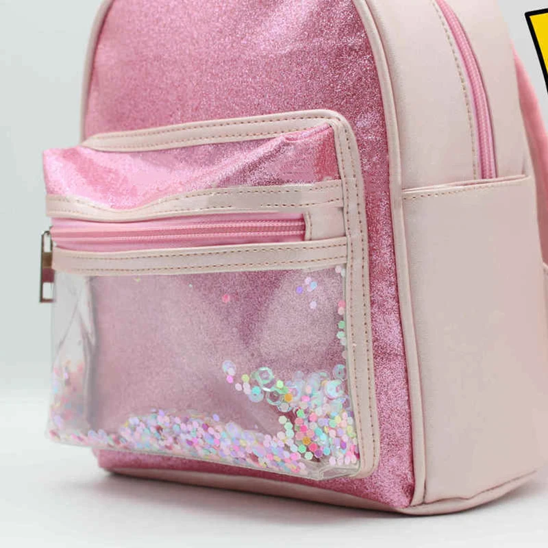

Kids' Backpacks Sequined Bling All-match Cute Kindergarten Chic Korean Style Princess Girls Lovely Gift Backpack Ulzzang Kawaii