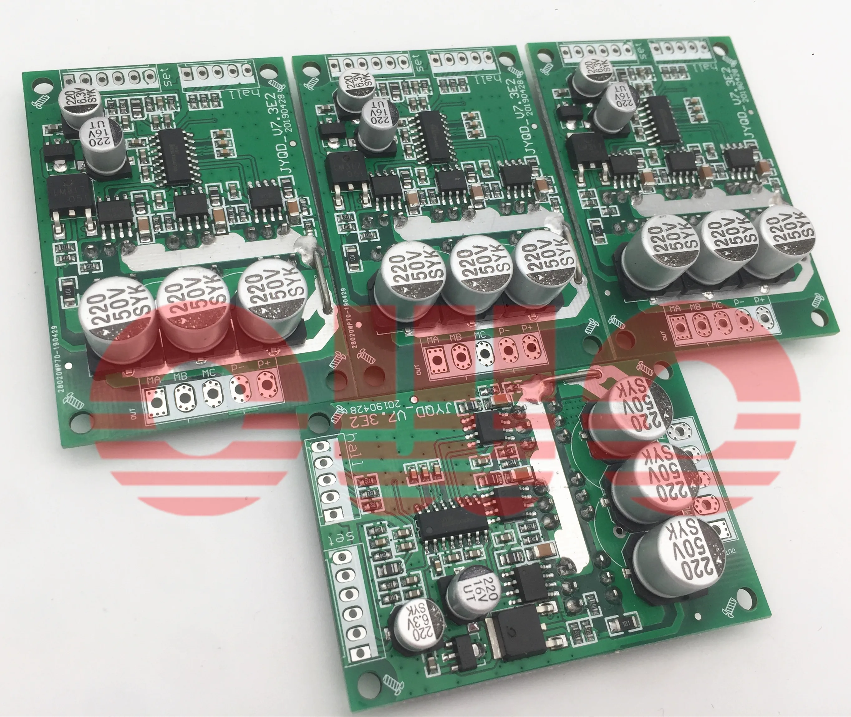 4 шт. 12 36VDC оригинальный JUYI Tech JYQD V7.3E2 bldc мотор Драйвер доска для датчика Холла