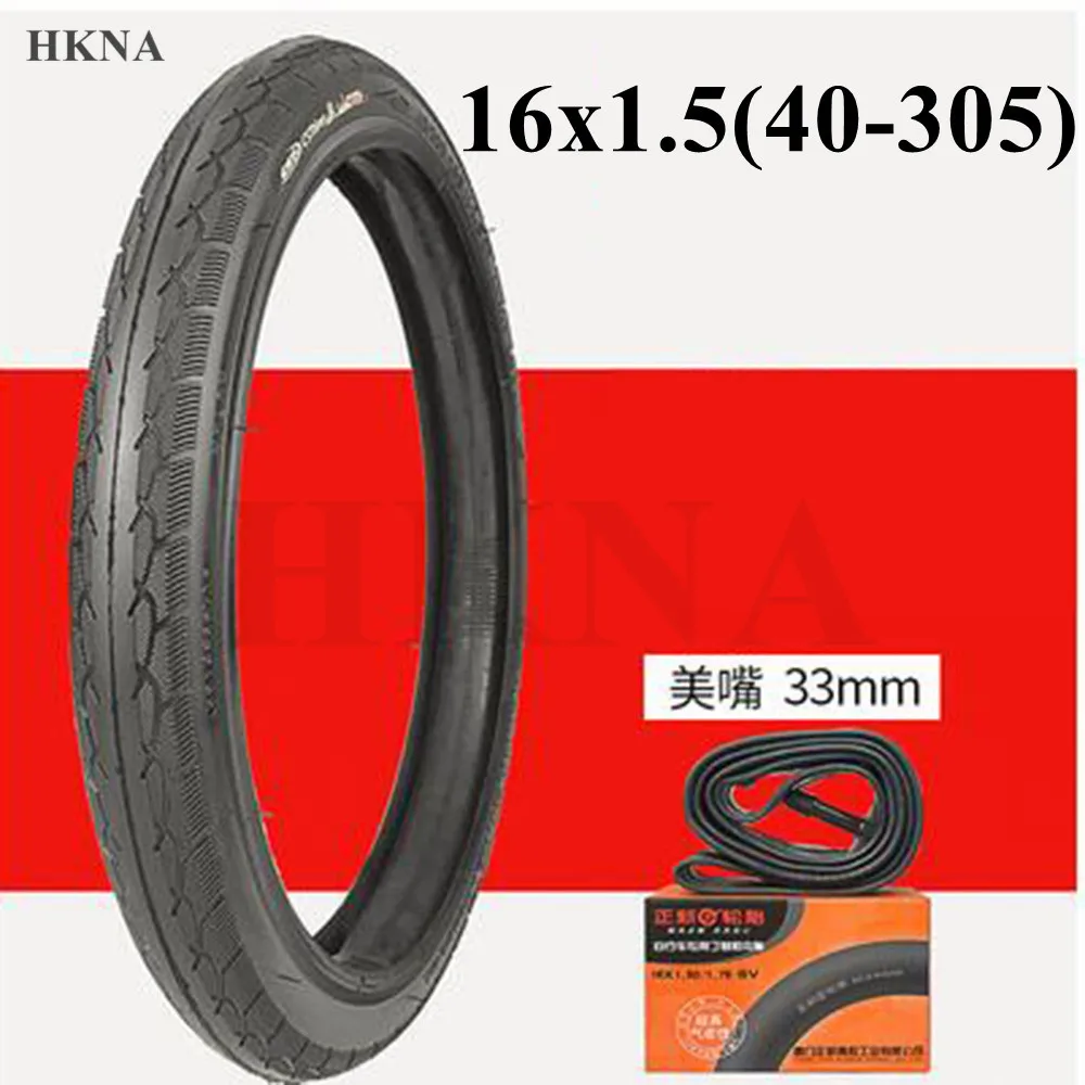 

16x1.50 (40-305) Children's Bicycle Tire 16 Inch Pneumatic Inner Outer Tyre 16*1.5 Folding Bicycle Tire Parts