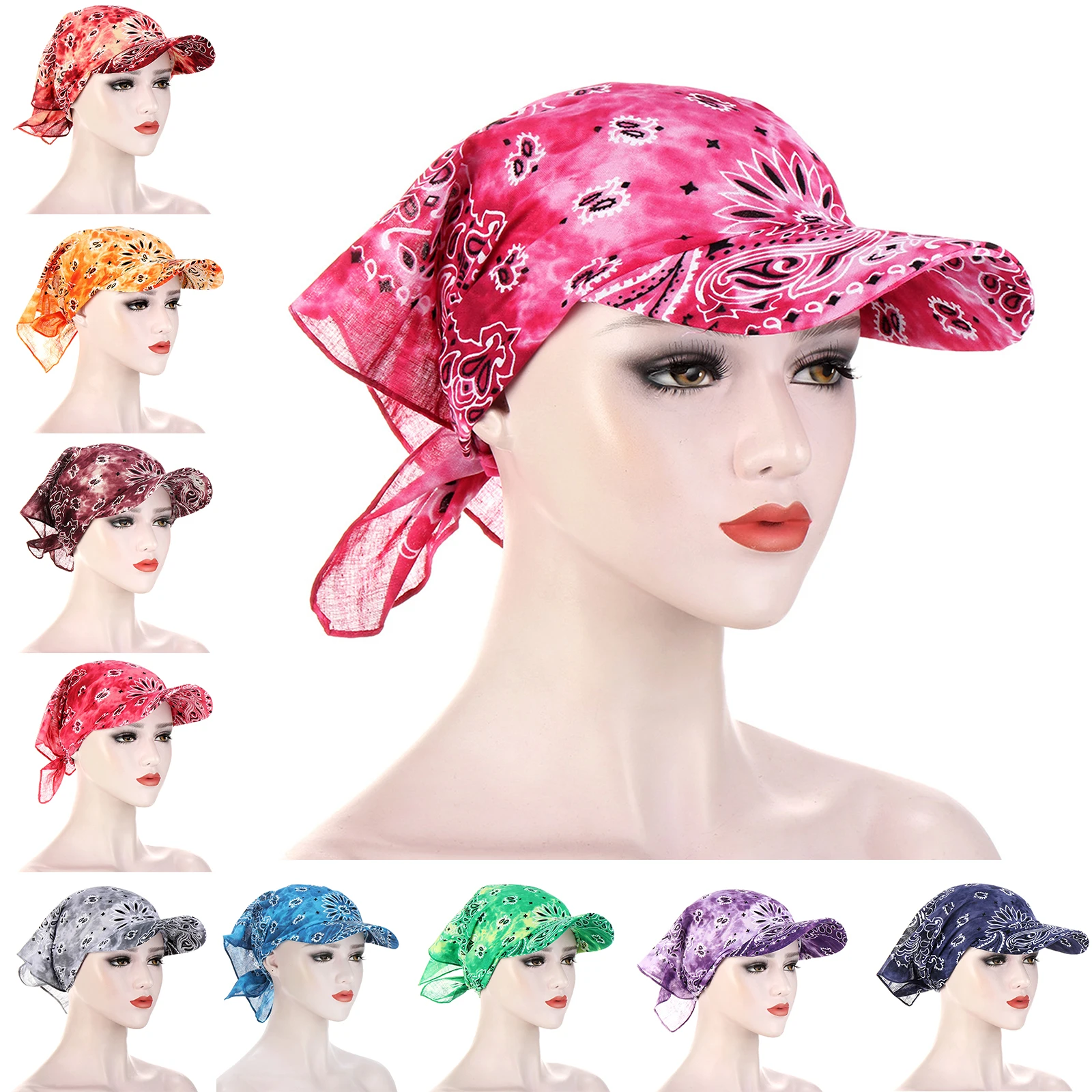 

Sun Shield Hooded Bike Balaclava Bandana Scarf Headband Cap Running Fishing