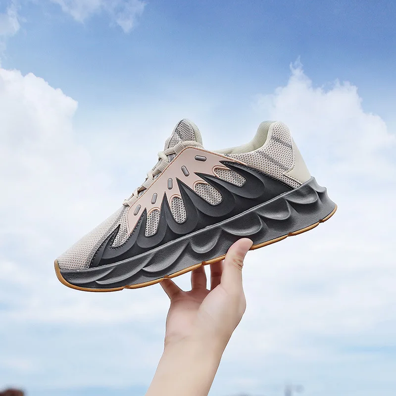 

2019 Men's Fashionable Shoes Korean Fashionable Sports Casual Shoes Summer Breathable Versatile Mesh Shoes Internet Celebrity Sh