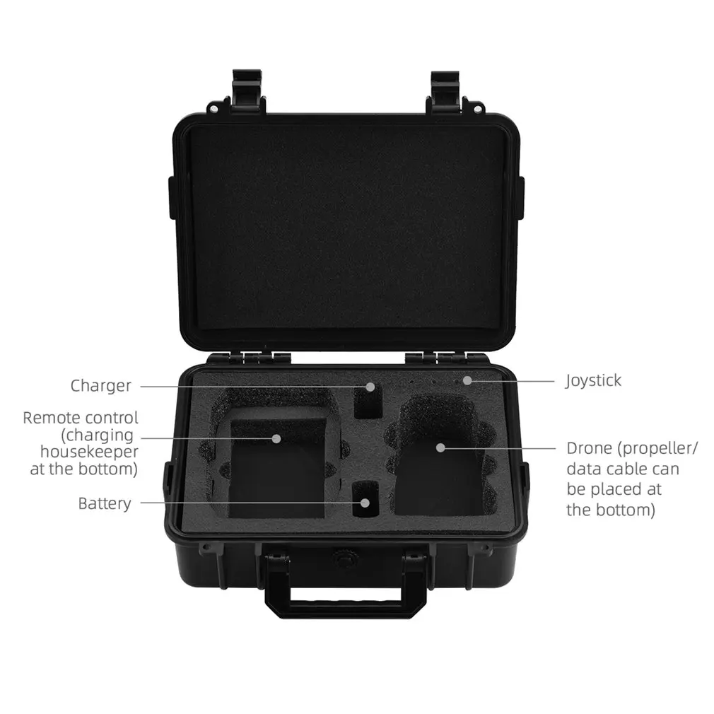 

Mini Waterproof Storage Bag Hardshell Box Shoulder Bag Explosion-proof Suitcase Carrying Case Accessory For DJI Yu MINI 2
