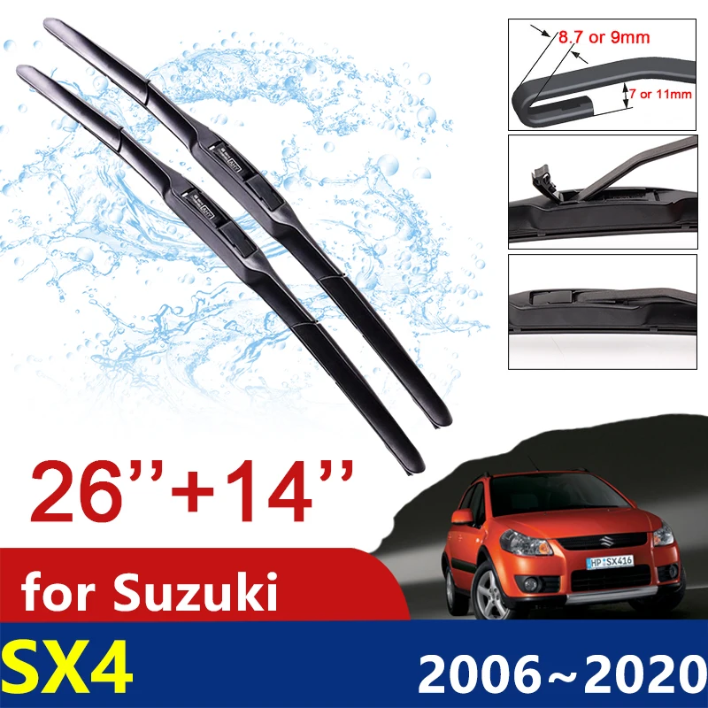 Для Suzuki SX4 2006 ~ 2020 Maruti SX 4 S крест накрест стеклоочистители автомобильные