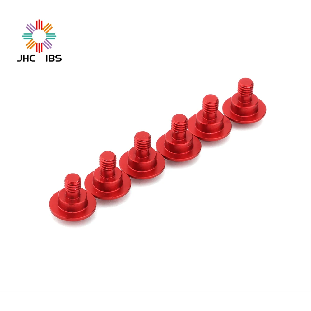 Мотоциклетный ЧПУ 6 шт. красный амортизирующий брызговик винт вилка защитный