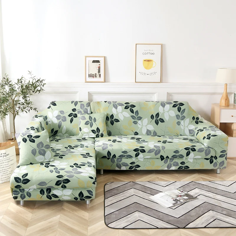 New Corner Sofa Cover Elastic Couch Cover For Sofa Sectional L Shaped Arm-sofa Cover Chaise Longue Stretch Sofa Slipcover