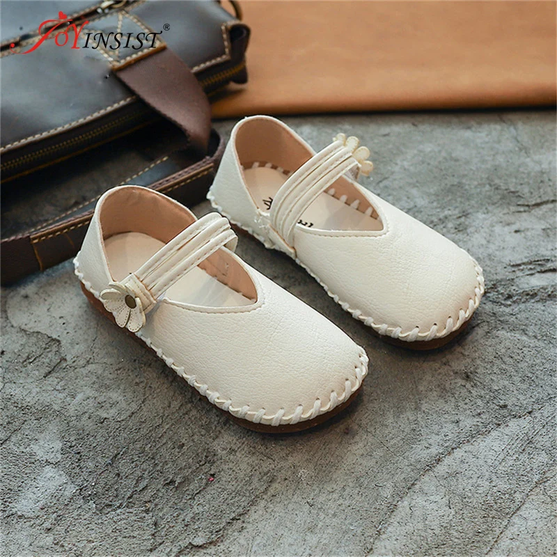 Туфли для девочек новинка весны 2021 маленькие кожаные туфли Joker Kids Princess Han Edition с