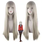 Парик для косплея аниме Kakegurui ririririka Momobami, длинные парики 80 см, термостойкие синтетические волосы + шапочка для парика для девочек
