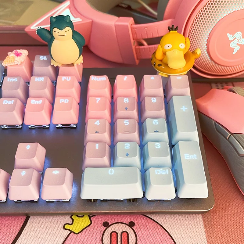 Anime Cartoon Keycap Cute Three-dimensional Personality Custom ESC Mechanical Keyboard Dedicated PBT Keycaps images - 6