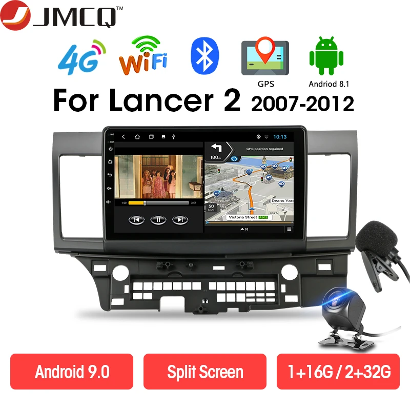 JMCQ Android автомобильный радио головное устройство мультимедийный плеер для Mitsubishi