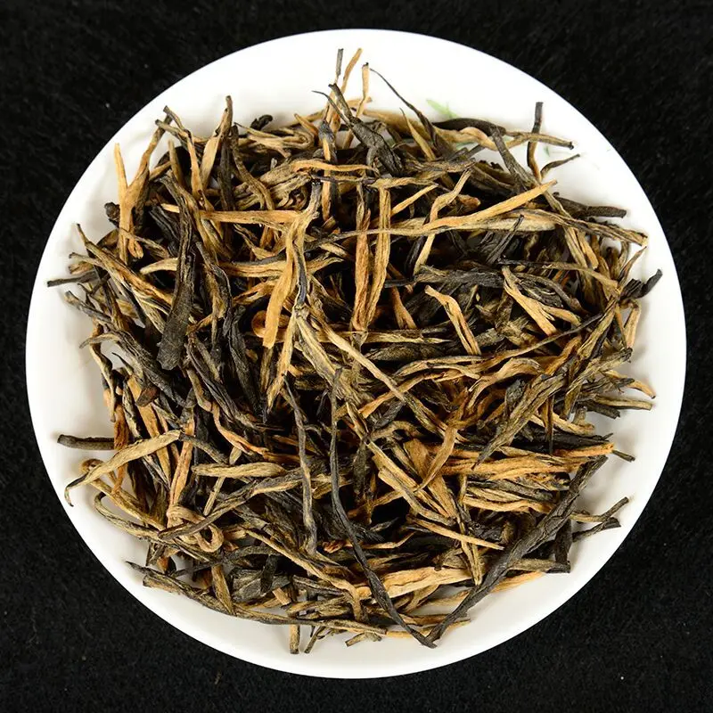 2022 высокое качество Dian Hong One Bud Leaf Pine игла Юньнань черный чай Серебряная прямой для