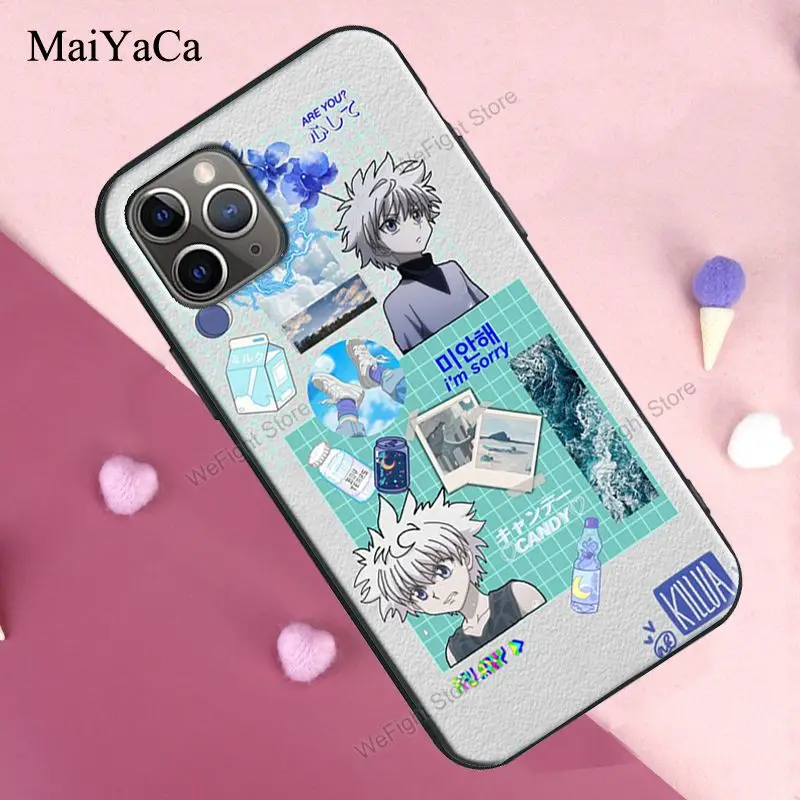 Чехол MaiYaCa Gon Killua Hunter x hunter Для iPhone 12 mini 11 Pro Max XR X XS 6S 7 8 Plus SE 2020 Coque Funda|Бамперы| |