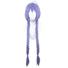 Cos подарок Аниме игра без работы, Roxy Migurdia парик длинные Средний фиолетовые волосы Косплэй парик ролевая игра на Хэллоуин волос 100 см