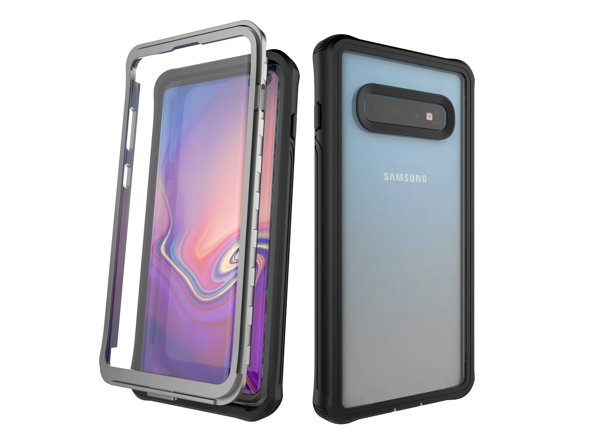 360 полная защита противоударный чехол для samsung Galaxy S8 S9 S10 Plus телефон оболочка экран-Встроенный чехол для samsung Note 10 Pro