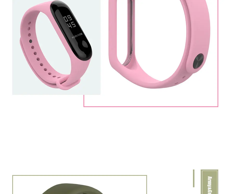 Браслет mi jobs mi band 4 для Xiaomi mi Band 4 Смарт-часы силиконовый ремешок для mi Band 3 браслет mi 3 Pulseira аксессуары
