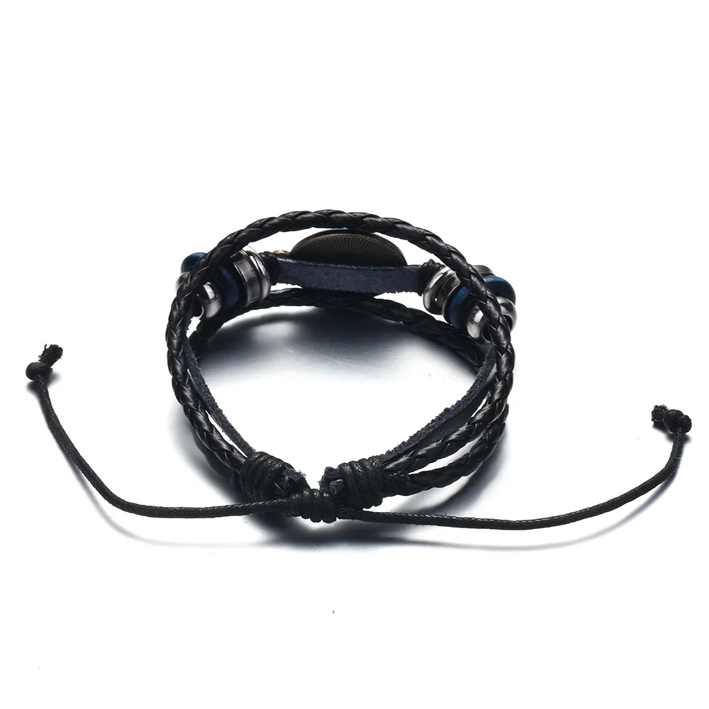 

Lovely cartoon style time gem Glass Bracelet hand rope Festival gift mother father couple affection 2021 new jewelry
