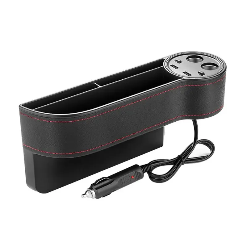 

Хранение автомобильных сидений из искусственной кожи с боковым карманом хранение автомобильных сидений с 2 USB зарядными устройствами и 2 фо...