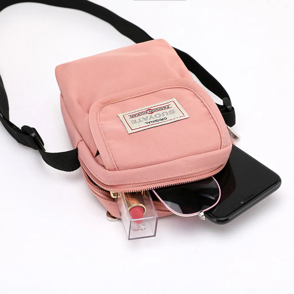 

MAIOUMY Unisex Mobile Phone Bags Simple Casual Waterproof Single Shoulder Messenger Bag Fashion Money And Card Mini Handbags