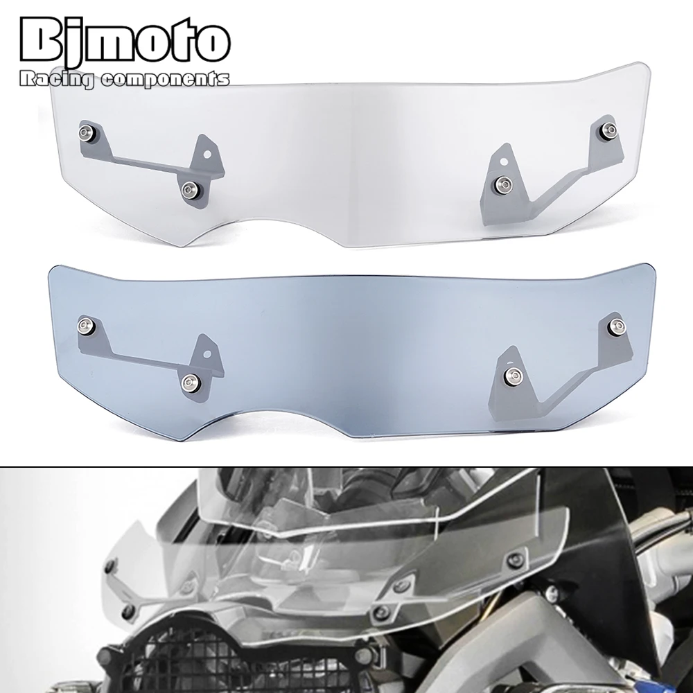

Motorcycle Upper Wind Deflector Windscreen Windshield For BMW R1200GS LC 2013-2019 R1250GS ADV 2019-2021