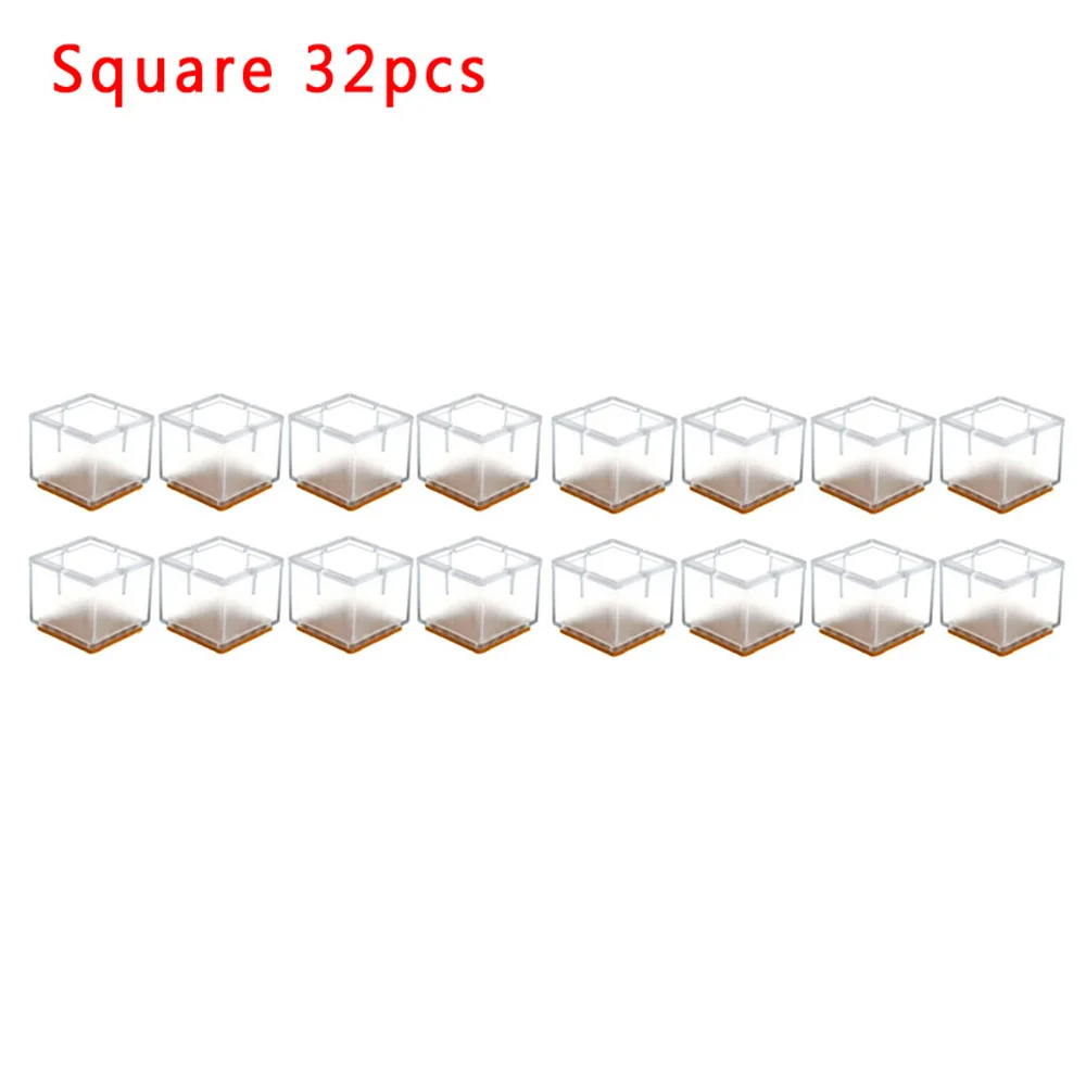 

Foot Feet Cover Leg Silicone Pad Floor Furniture.Feet Cover Silica gel 32pcs