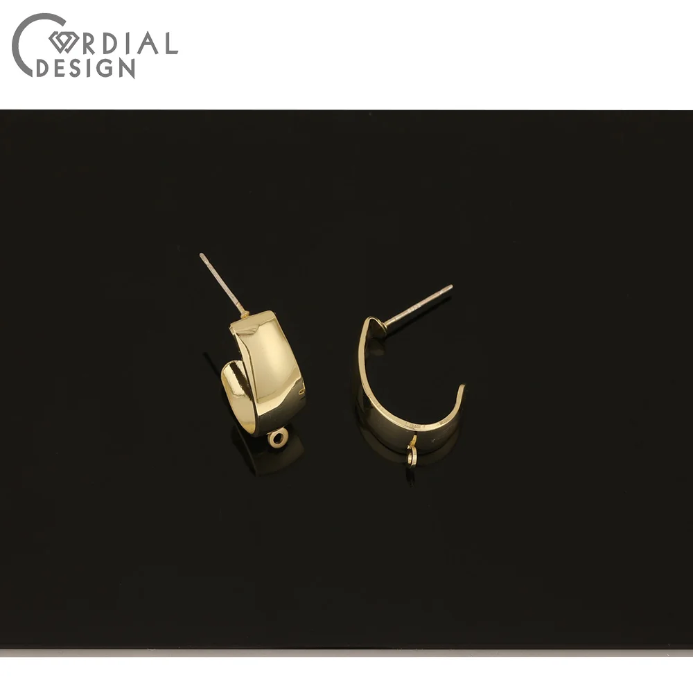 

Cordial Design 50Pcs 16*21MM Earring Accessories/Hand Made/Earrings Stud/DIY Making/Hook Shapes/Jewelry Findings & Components