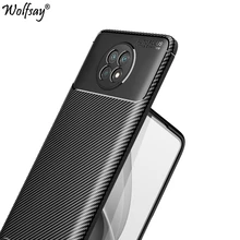 For Xiaomi Redmi Note 9T 5G Case Bumper Silicone Anti-knock Carbon Fiber Cover For Redmi Note 9T 5G Case For Redmi Note 9T 9 T