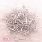 Новинка, 200 шт.лот, 22 мм, шпильки с плоской головкой, диаметр 0,6-0,8 мм, золотистыеСеребристыебронзовые шпильки для бижутерии, аксессуары