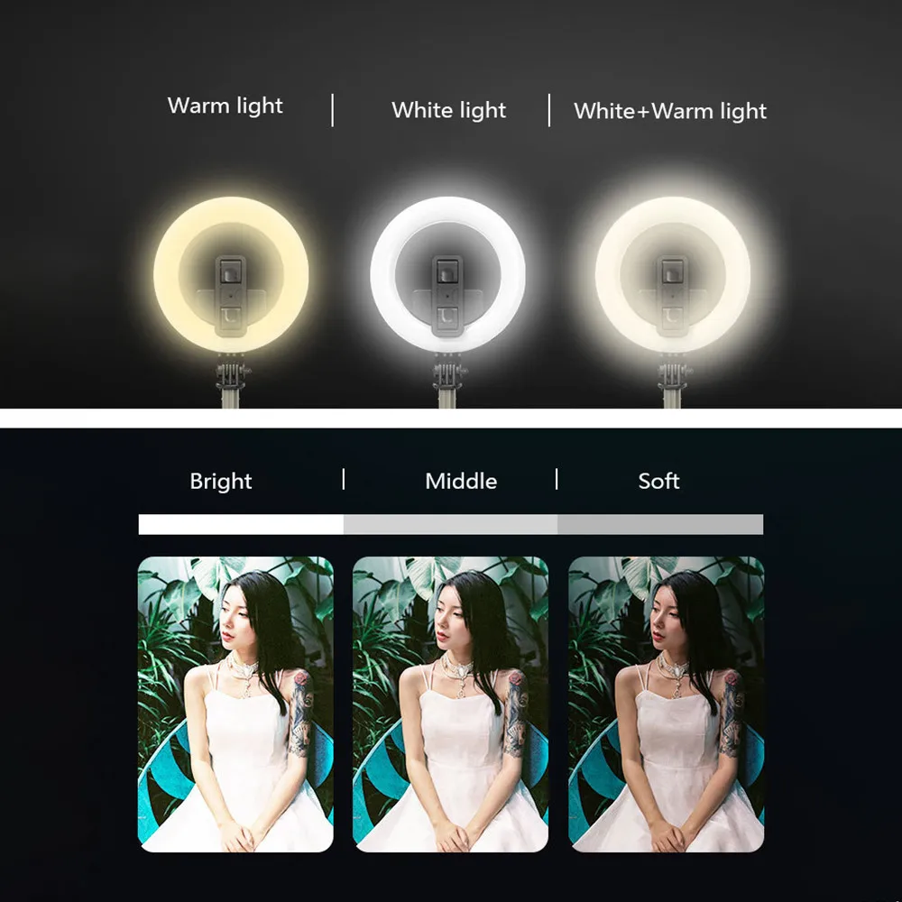 

Telescopic Selfie Stick Fill Light Tripod With Wireless Bluetooth Photographic Lighting Camera Shutter stabilize For Phone Video