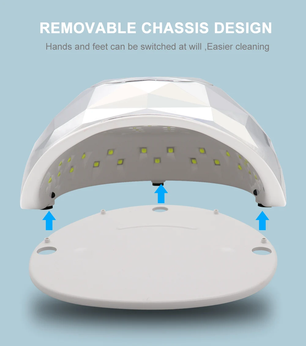 

LKE 86W UV Lamp for Manicure Nail Dryer Pro UV LED Gel Nail Lamp Fast Curing Gel Polish Ice Lamp for Nail Manicure Machine