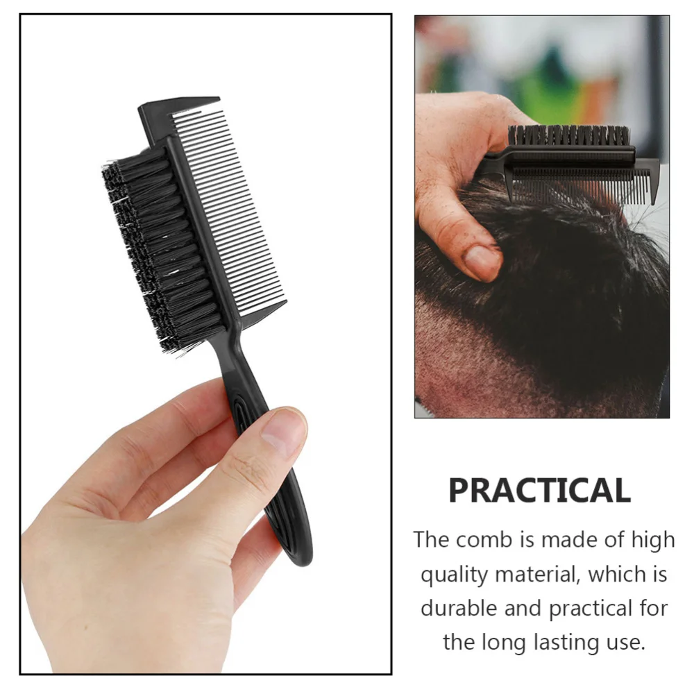 

1pc Portable Hairdressing Tool 2 in 1 Broken Hair Comb Portable Hair Brush